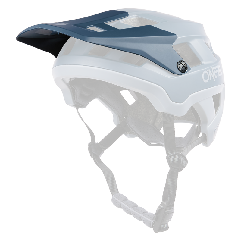 0510-020 Visiera per casco DEFENDER SOLID blu oceano/grigio scuro