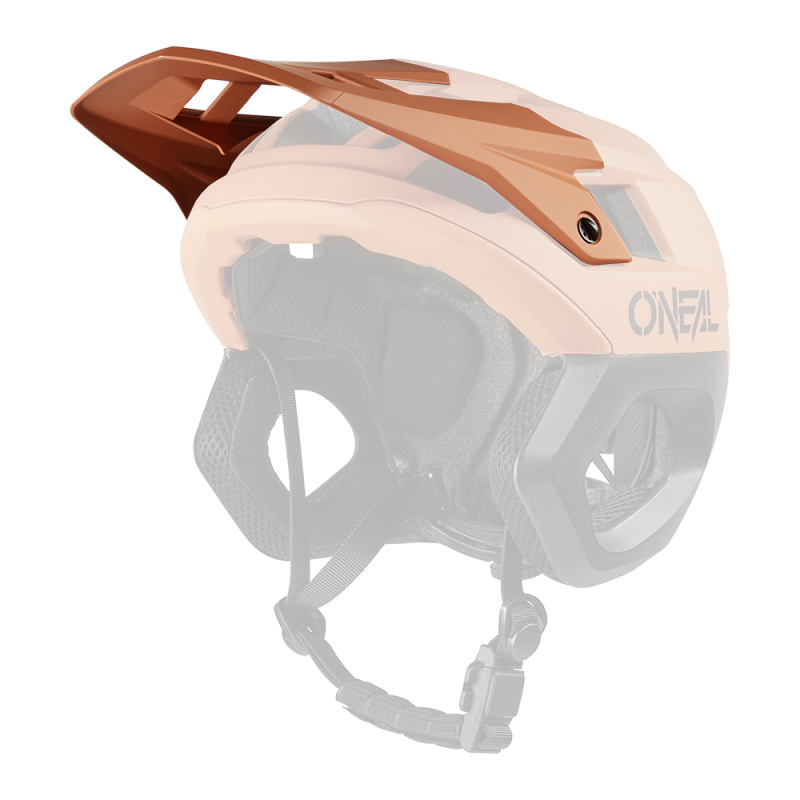 0538-020 Visiera TRAPPER Casco SOLID caramello/nero