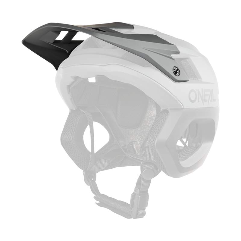 0538-050 Visiera per casco TRAPPER SOLID grigio/nero