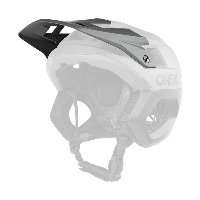 0538-050 Visiera per casco TRAPPER SOLID grigio/nero