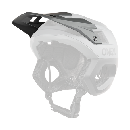 0538-050 Visiera per casco TRAPPER SOLID grigio/nero