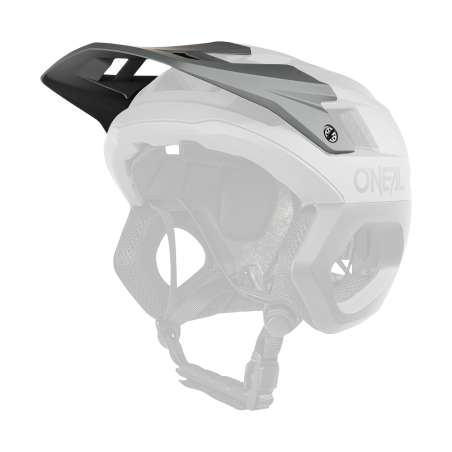 0538-050 Visiera per casco TRAPPER SOLID grigio/nero