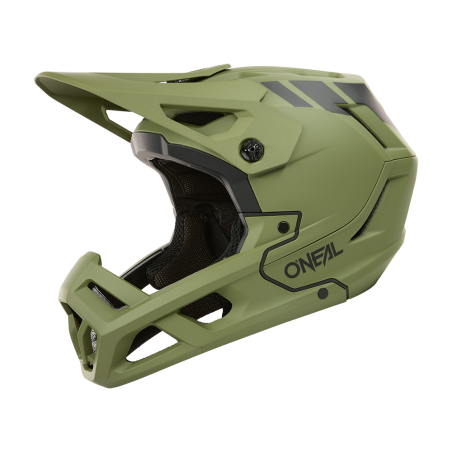 0541-322 Casco SL1 CREST oliva/nero S (55/56 cm)