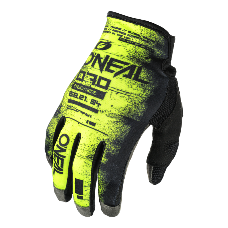 M030-048 MAYHEM Guanto SCARZ nero/giallo neon S/8