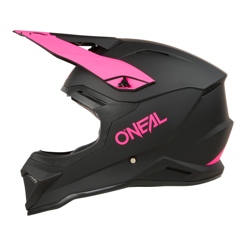 0634-206 Casco 1SRS SOLID nero/rosa XXL (63/64 cm)