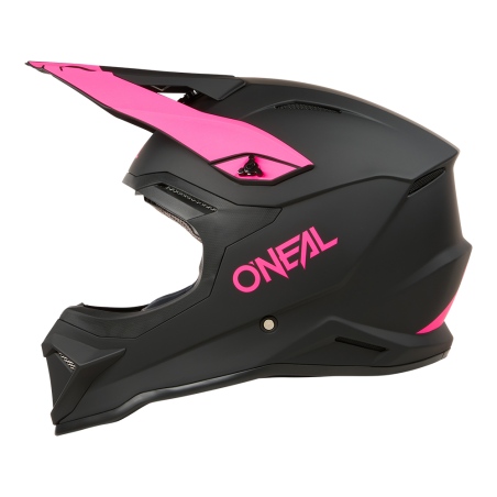 0634-206 Casco 1SRS SOLID nero/rosa XXL (63/64 cm)