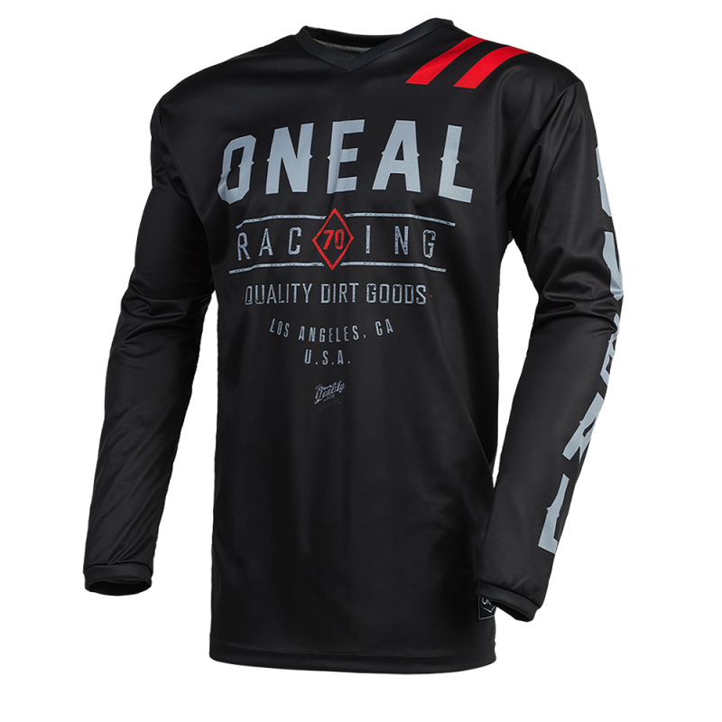 E002-822 Maglia ELEMENT DIRT nera/grigia S