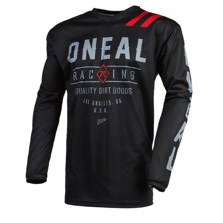 E002-822 Maglia ELEMENT DIRT nera/grigia S