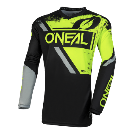 E004-372 Maglia ELEMENT SHOCKER nera/giallo neon S