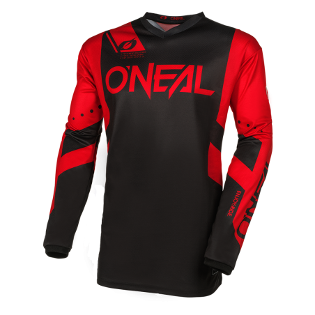 E005-112 Maglia ELEMENT RACEWEAR nera/rossa S