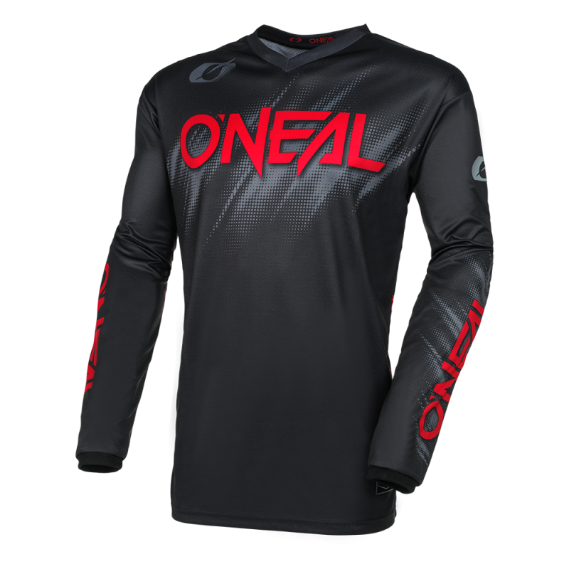 E005-213 Maglia ELEMENT VOLTAGE nera/rossa M