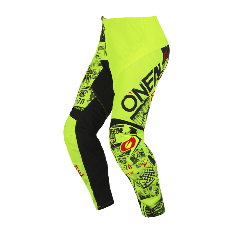 E022-4618 Pantaloni ELEMENT Youth ATTACK giallo neon/nero 18 (2/3)