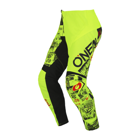 E022-4618 Pantaloni ELEMENT Youth ATTACK giallo neon/nero 18 (2/3)