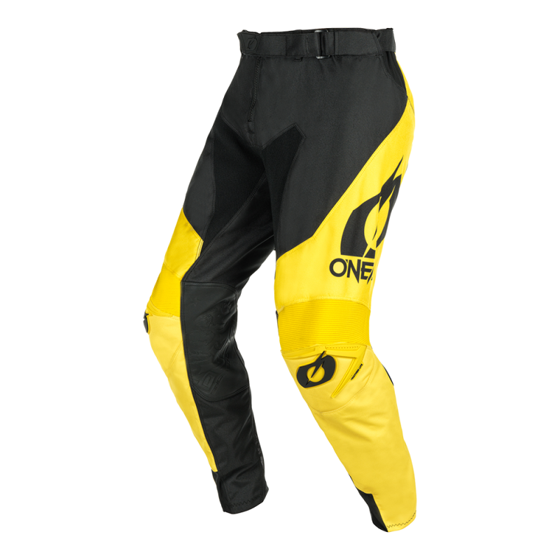 M023-1140 Pantaloni MAYHEM HEXX nero/giallo 40/56
