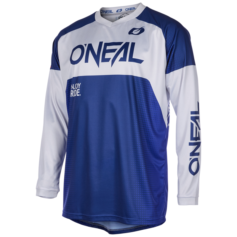 R001-222 Maglia MATRIX RIDEWEAR blu/grigio S