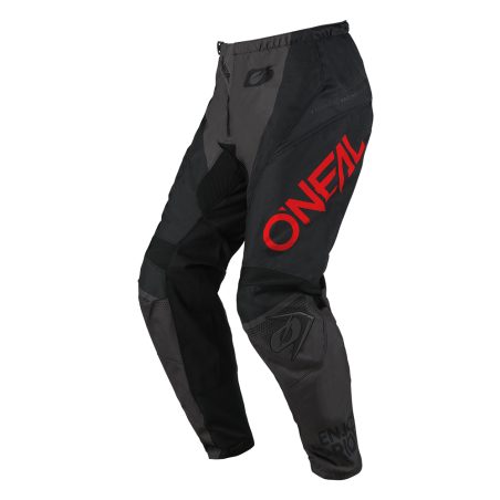 E024-0727 Pantaloni ELEMENT Youth RACEWEAR nero/grigio/rosso 28 (170/176)