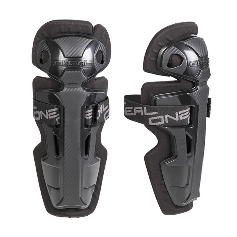 0251F-108 Pro II RL Carbon Look Ginocchiere per ragazzi nere