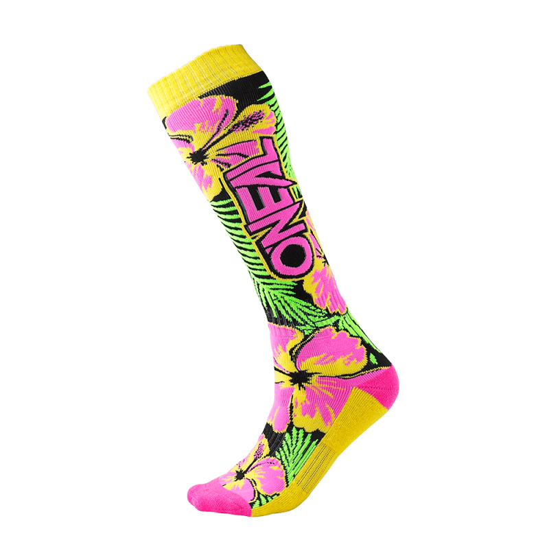 0356-731 Calzino PRO MX ISLAND rosa/verde/giallo (taglia unica)