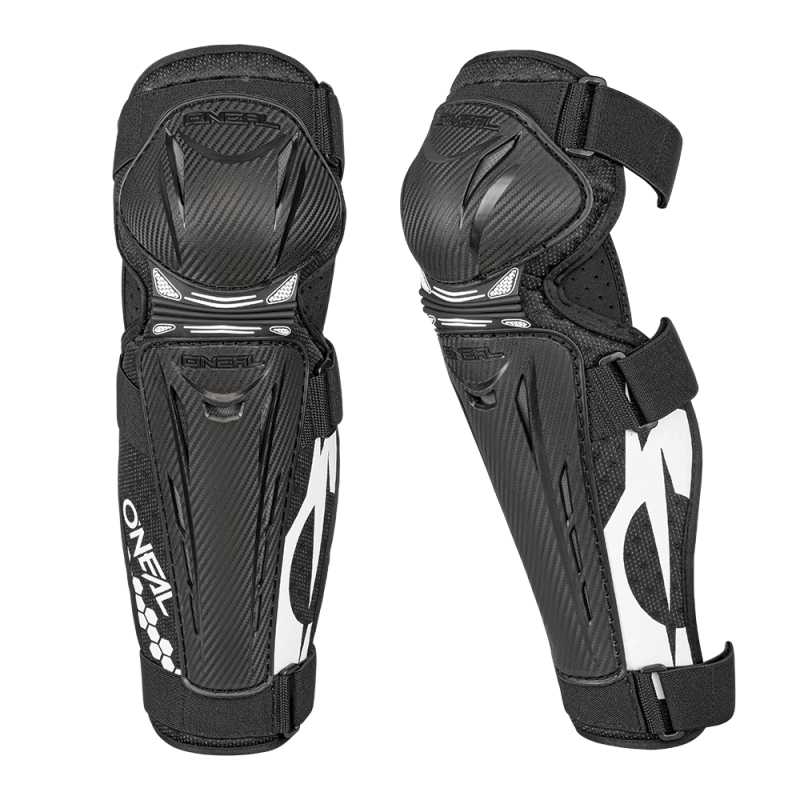 0248-801 Ginocchiera TRAIL FR Carbon Look nera/bianca XS