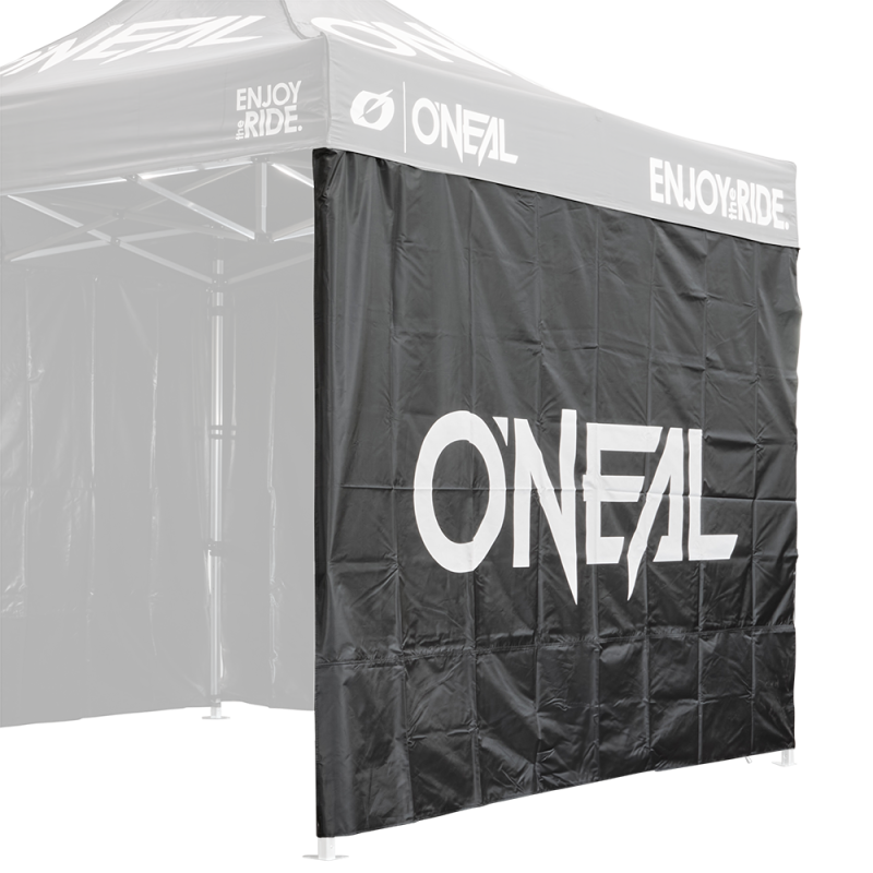 TE01-001 Parete laterale per tenda da gara O`NEAL nera (1 pz. 2 x 3 m)