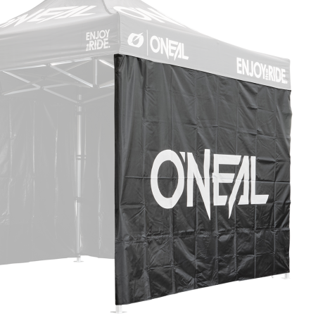 TE01-001 Parete laterale per tenda da gara O`NEAL nera (1 pz. 2 x 3 m)