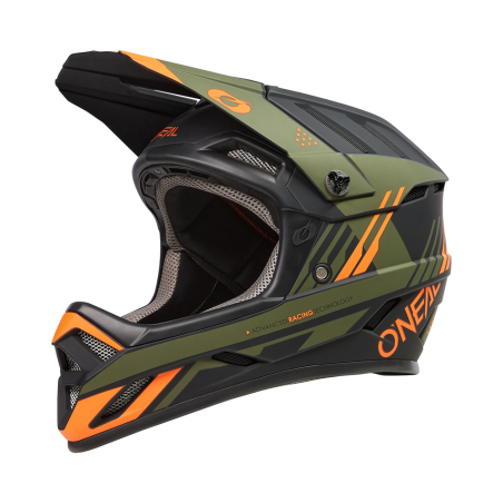 0500-731 Casco BACKFLIP STRIKE nero/arancione/oliva XS (53/54 cm)