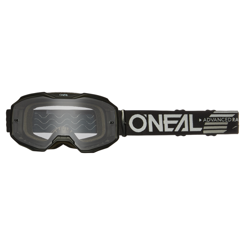 6029-000 B-10 Goggle SOLID nero - trasparente
