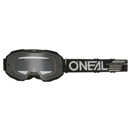 6029-000 B-10 Goggle SOLID nero - trasparente