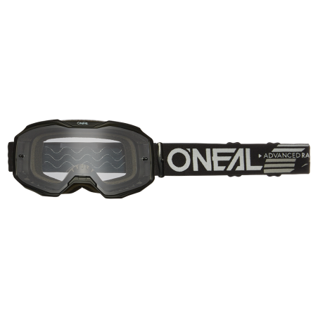 6029-000 B-10 Goggle SOLID nero - trasparente