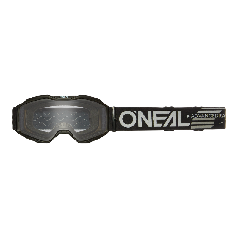 6029-002 B-10 Youth Goggle SOLID nero - trasparente