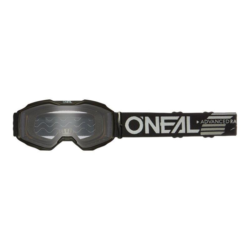 6029-002 B-10 Youth Goggle SOLID nero - trasparente