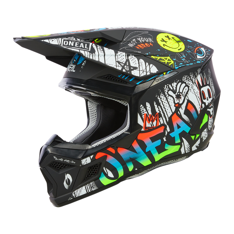 0625-303 Casco 3SRS Youth RANCID nero/bianco M (51/52 cm)