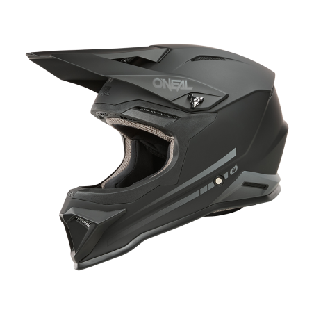 0634-253 Casco 1SRS Youth SOLID nero M (48 cm)