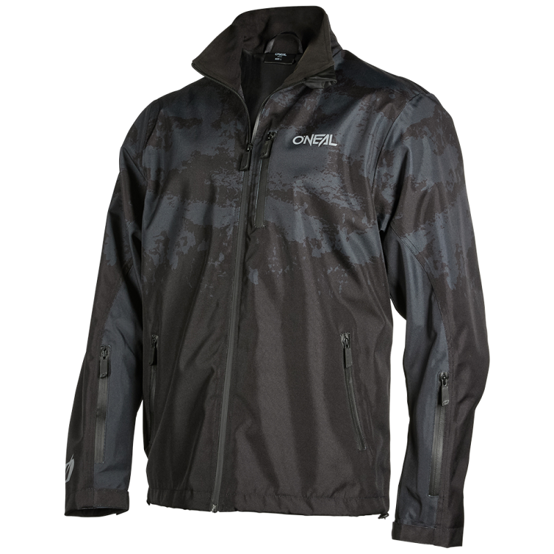 0778-201 Giacca antipioggia SHORE nera/grigia XS