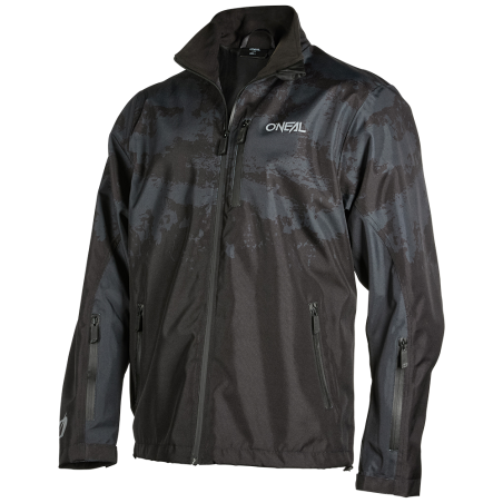 0778-201 Giacca antipioggia SHORE nera/grigia XS