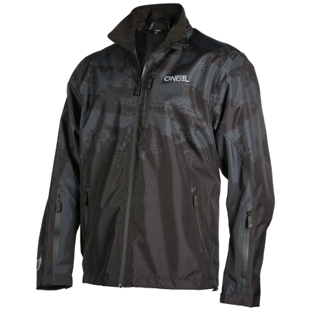 0778-201 Giacca antipioggia SHORE nera/grigia XS