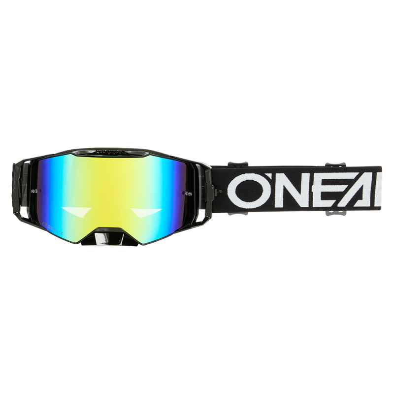 6031-010 B-55 Goggle CRAM nero/bianco - oro radio