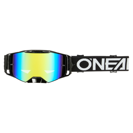 6031-010 B-55 Goggle CRAM nero/bianco - oro radio