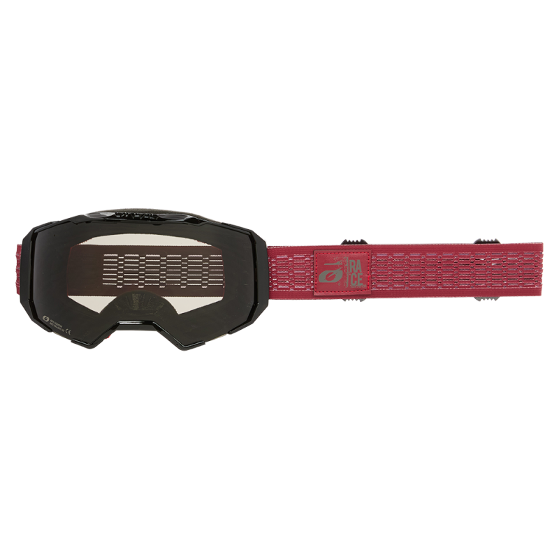 6038-010 B-22 Goggle STATIC rosso - grigio