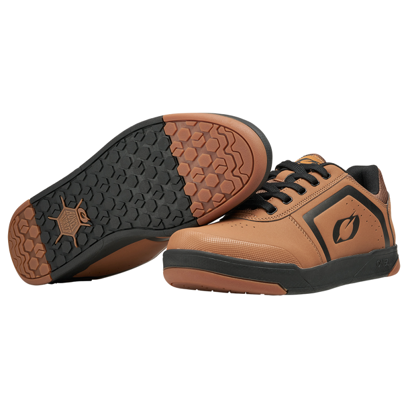 322-344 PINNED FLAT Pedal Shoe caramello/nero 36