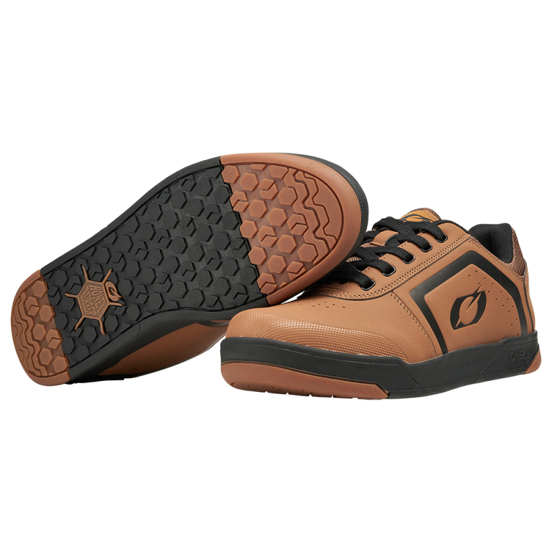 322-344 PINNED FLAT Pedal Shoe caramello/nero 36