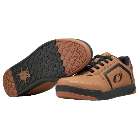 322-344 PINNED FLAT Pedal Shoe caramello/nero 36