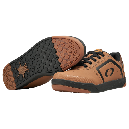 322-344 PINNED FLAT Pedal Shoe caramello/nero 36