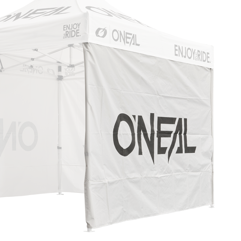 TE01-021 Parete laterale per tenda da gara O`NEAL bianca (1 pz. 2 x 3 m)