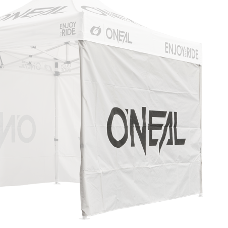 TE01-021 Parete laterale per tenda da gara O`NEAL bianca (1 pz. 2 x 3 m)