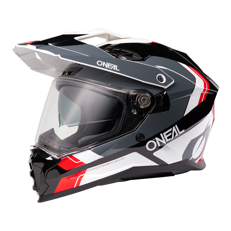 DSRS-171 Casco D-SRS NOMAD nero/bianco/rosso XS (53/54 cm)