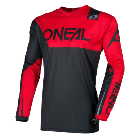 E007-042 Maglia ELEMENT RACEWEAR nera/rossa S