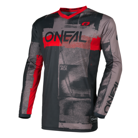 E007-212 Maglia ELEMENT ROLLER grigio/rosso S