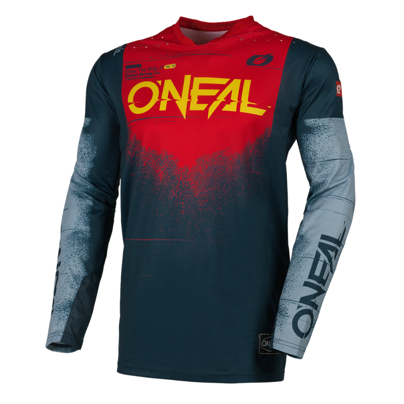 H007-102 Maglia HARDWEAR SWIPE blu navy/rosso S