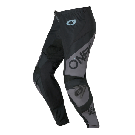 E027-0128 Pantaloni ELEMENT RACEWEAR nero/grigio 28/44
